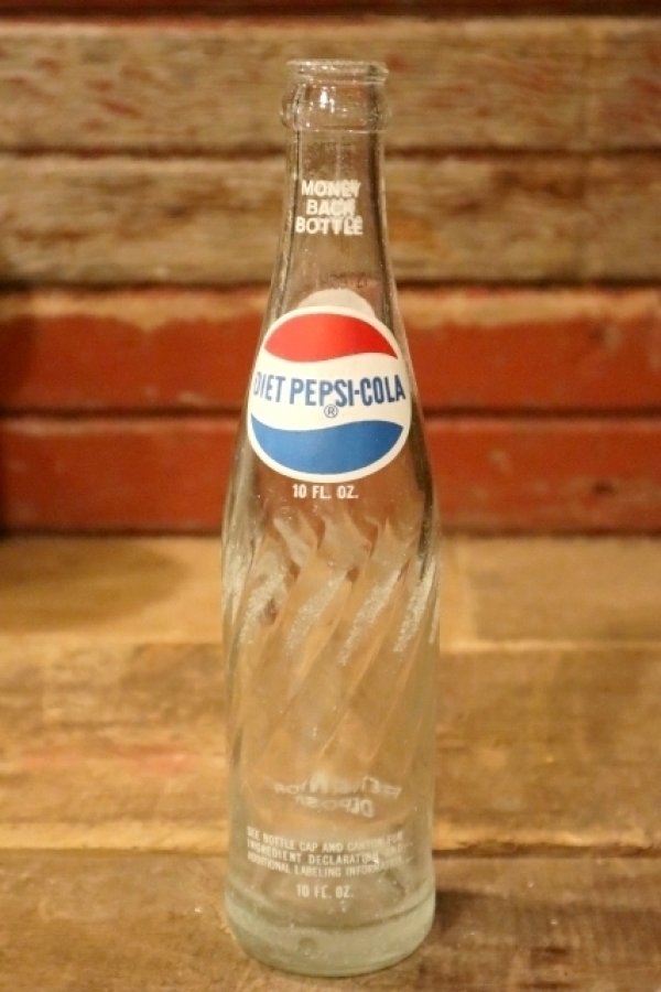 画像1: dk-037 DIET PEPSI-COLA / 1970's 10 FL. OZ. Bottle