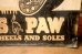 画像8: dp-240911-54 CAT'S PAW RUBBER HEELS AND SOLES / 1940's Advertising Metal Sign