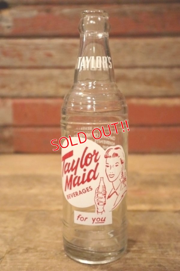 画像1: dk-045 Taylor Maid BEVERAGES / 1950's 10 FL.OZ Bottle