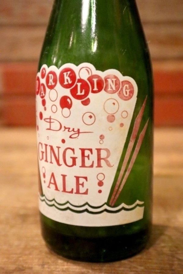 画像2: dk-042 SPARKLING DRY GINGER ALE / 1960's 7 FL.OZ Bottle