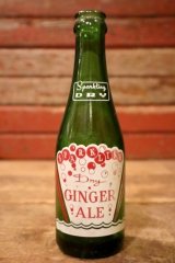 dk-042 SPARKLING DRY GINGER ALE / 1960's 7 FL.OZ Bottle