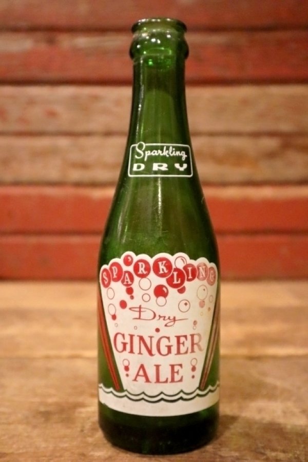 画像1: dk-042 SPARKLING DRY GINGER ALE / 1960's 7 FL.OZ Bottle