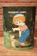 ct-240911-03 RAGGEDY ANN ANDY / CHEINCO 1970's Trash Can