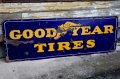 dp-240911-42 GOODYEAR TIRES / 1940's Porcelain Sign