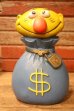 画像1: ct-241008-92 PLAY PAL PLASTIC. 1971 "Mr. Moneybags" Coin Bank (1)