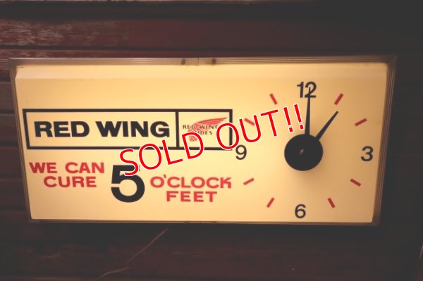 画像1: dp-240911-20 RED WING SHOE / Vintage Lighted Clock