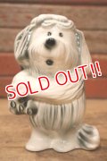 ct-240718-05 FORD / 1950's-1960's Shaggy Dog Ceramic Coin Bank