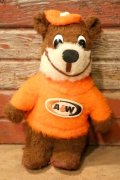 ct-241008-80 A&W Restaurant  / Great Root Bear 1960's-1970's Plush Doll