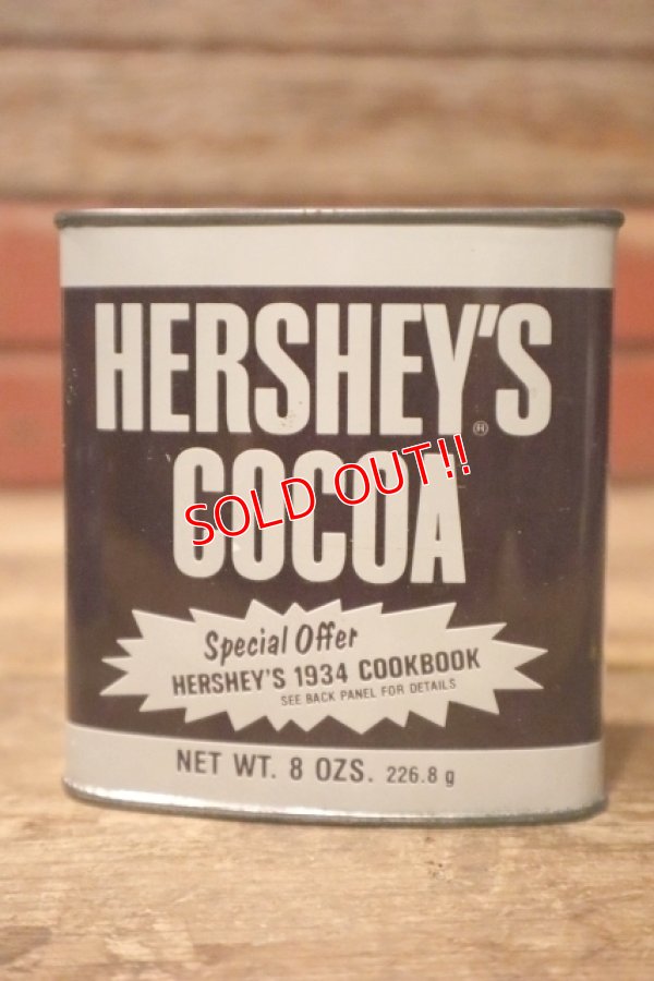 画像1: dp-241027-07 HERSHEY'S COCOA 1992 TIN CAN