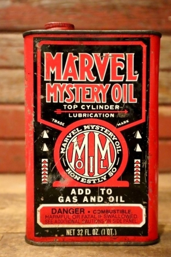 画像1: dp-241027-16 MARVEL MYSTERY OIL / ADD TO GAS AND OIL 1 U.S. QUART Can