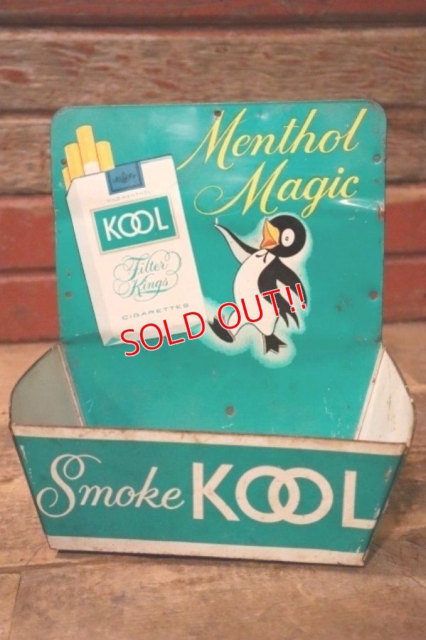 画像1: dp-241027-11 KOOL / 1950's Cigarette Display Match Holder