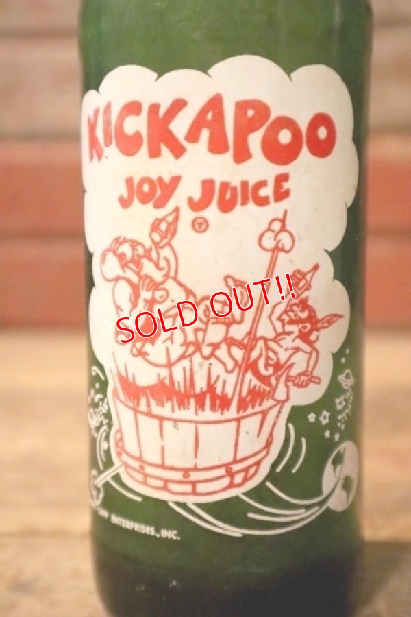 画像2: dk-056 KICKAPOO JOY JUICE 1960's 10 FL. OZ. Bottle