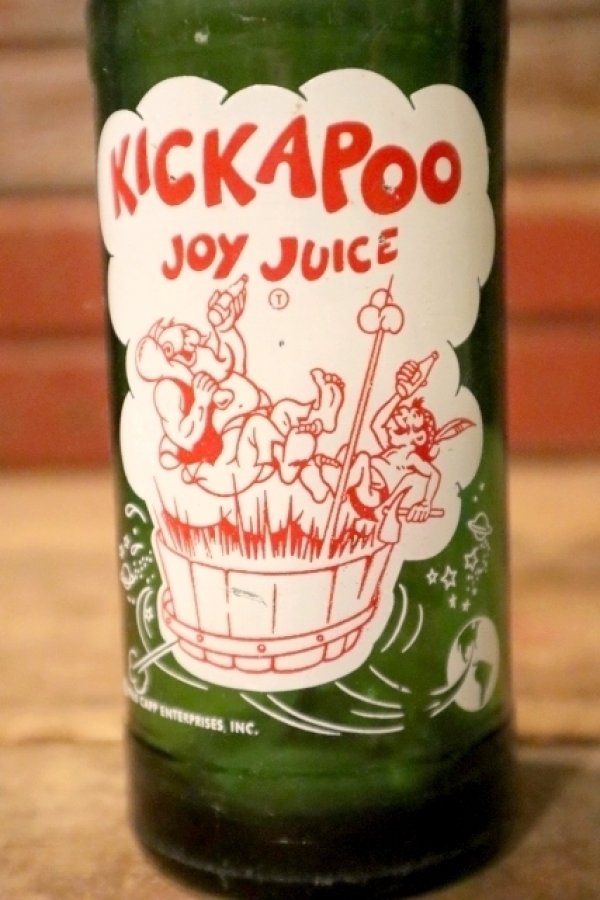 画像2: dk-057 KICKAPOO JOY JUICE 1960's 10 FL. OZ. Bottle