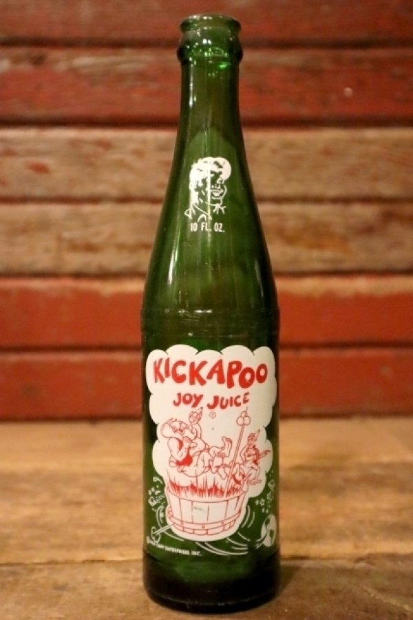 画像1: dk-057 KICKAPOO JOY JUICE 1960's 10 FL. OZ. Bottle