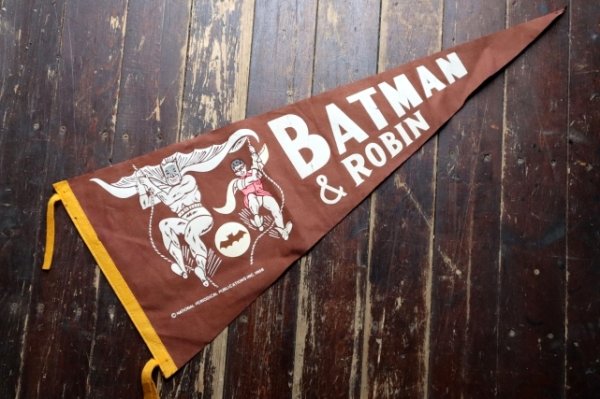 画像1: ct-241027-01 BATMAN & ROBIN / 1966 Pennant