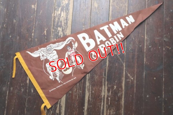 画像1: ct-241027-01 BATMAN & ROBIN / 1966 Pennant