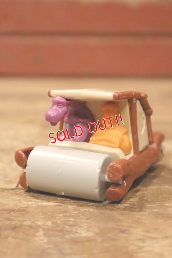 画像1: ct-241027-05 The Flintstones / Topps 1994 Candy Container "FLINTMOBILE"