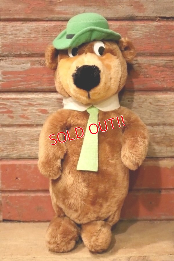 画像1: ct-241008-59 Yogi Bear / MIGHTY STAR 1980's Plush Doll