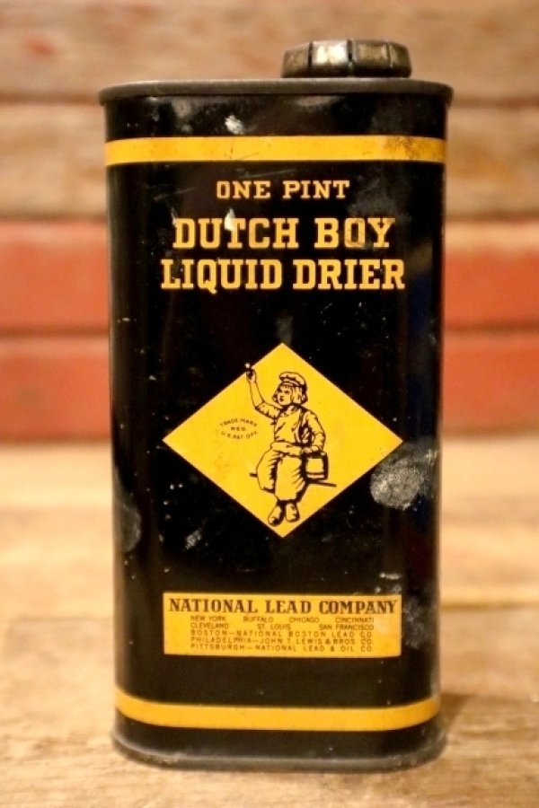 画像1: dp-241106-21 Dutch Boy Paint 1940's-1950's LIQUID DRIER ONE PINT Can