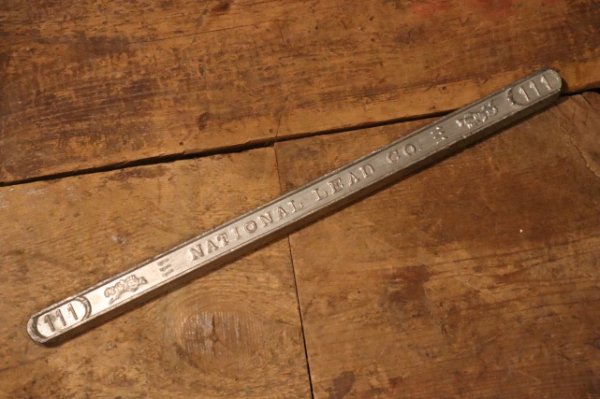 画像1: dp-240911-88 NATIONAL LEAD COMPANY 1920's Lead Bar