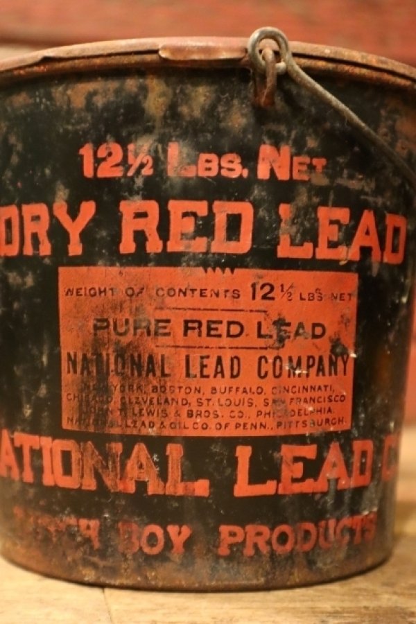 画像2: dp-240911-91 NATIONAL LEAD COMPANY DUTCH BOY PRODUCTS 1940's-1950's DRY RED LEAD 