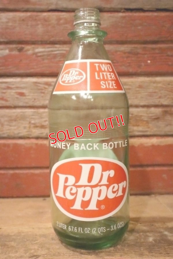 画像1: k-075 Dr Pepper / 1970's 67.6 FL.OZ. Bottle