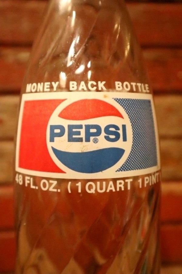 画像2: dk-074 PEPSI COLA / 1980's 48 FL.OZ. Bottle