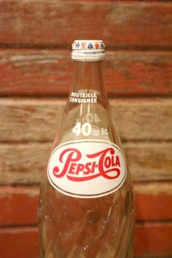 画像2: dk-072 PEPSI COLA / 1970's 40 FL.OZ. Bottle