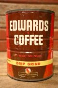 dp-241106-47 EDWARDS COFFEE / Vintage Tin Can