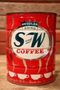 dp-241106-50 S and W COFFEE / Vintage Tin Can