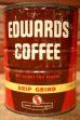 画像2: dp-241106-47 EDWARDS COFFEE / Vintage Tin Can (2)