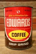 dp-241106-46 EDWARDS COFFEE / Vintage Tin Can