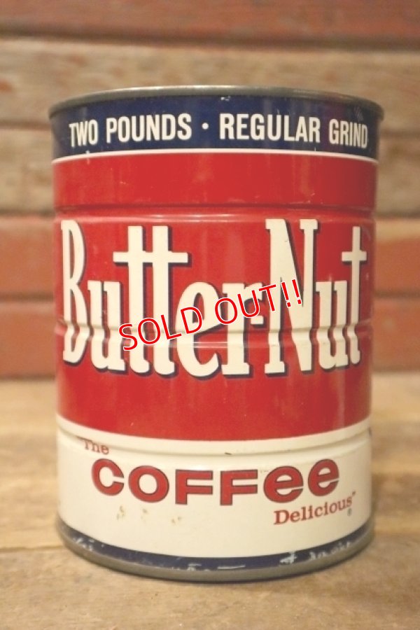 画像1: dp-241106-48 Butter-Nut COFFEE / Vintage Tin Can