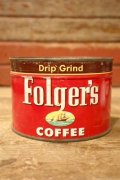 dp-241106-37 Folger's COFFEE / Vintage Tin Can