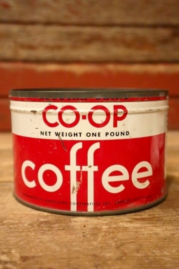 画像1: dp-241106-41 CO-OP COFFEE / Vintage Tin Can