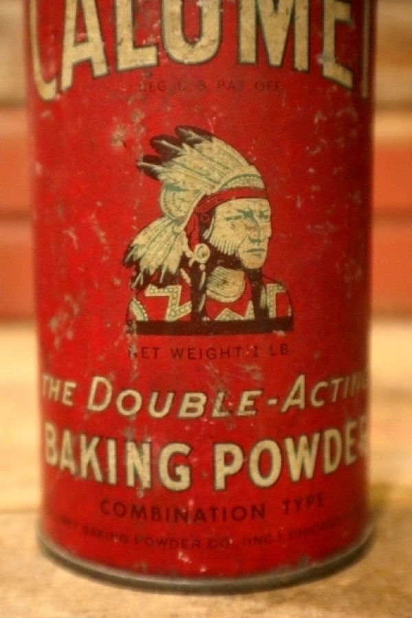 画像2: dp-241106-11 CALUMET BAKING POWDER / 1930's 1 LB. CAN