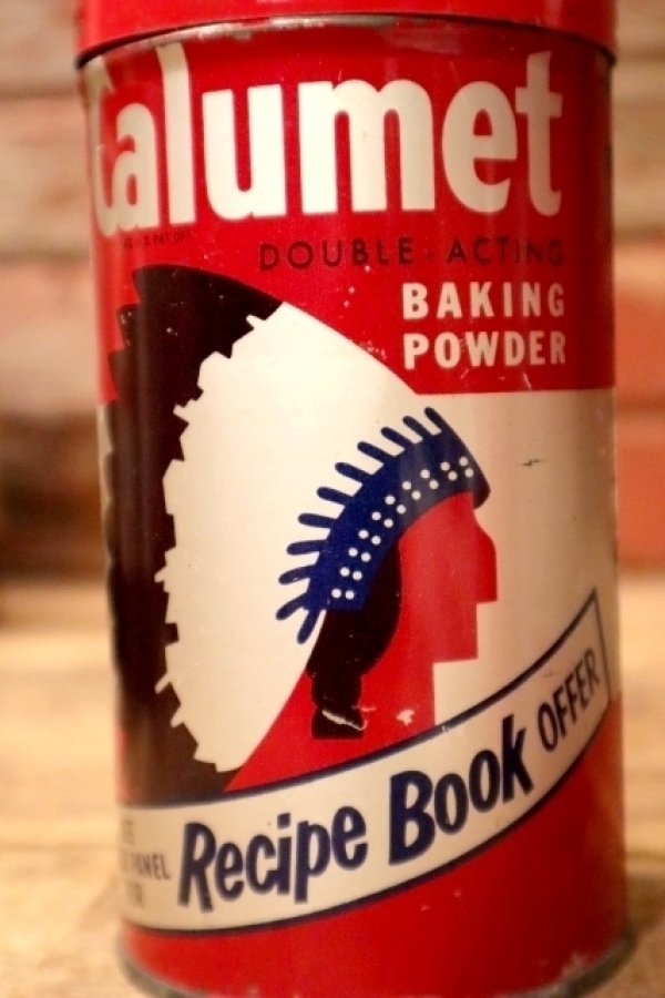 画像2: dp-241027-26 Calumet BAKING POWDER / 1959-1962 1 LB. CAN