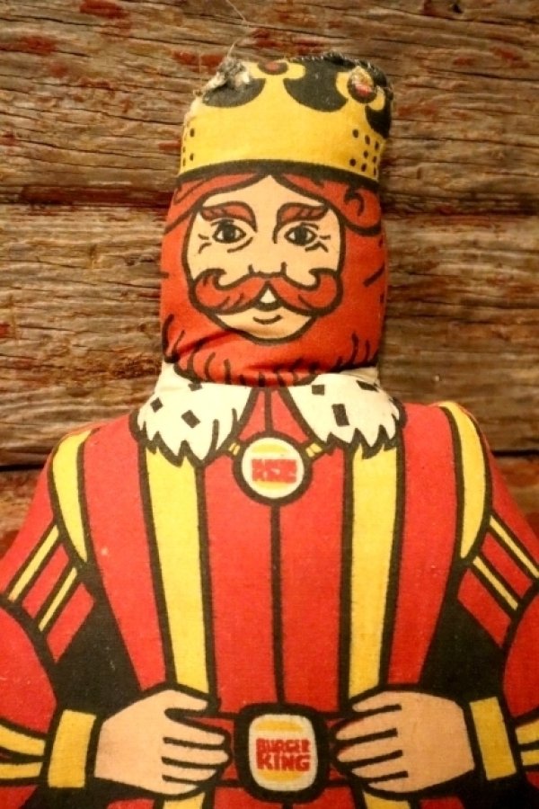 画像2: ct-241027-15 BURGER KING / The King 1970's Pillow Doll【ダメージ有】