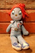 ct-241008-82 LEVI'S / Knickerbocker 1970's Denim Rag Doll Boy