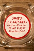 dp-241106-68 SWANS' T.V. ANTENNAS / Vintage Ashtray