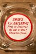 画像1: dp-241106-68 SWANS' T.V. ANTENNAS / Vintage Ashtray (1)