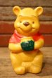 画像1: ct-241008-35 Winnie the Pooh / 1960's Plastic Coin Bank (1)