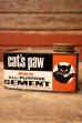 画像1: dp-241106-15 CAT'S PAW RUBBER CO., INC. 1960's ALL-PURPOSE CEMENT CAN (1)