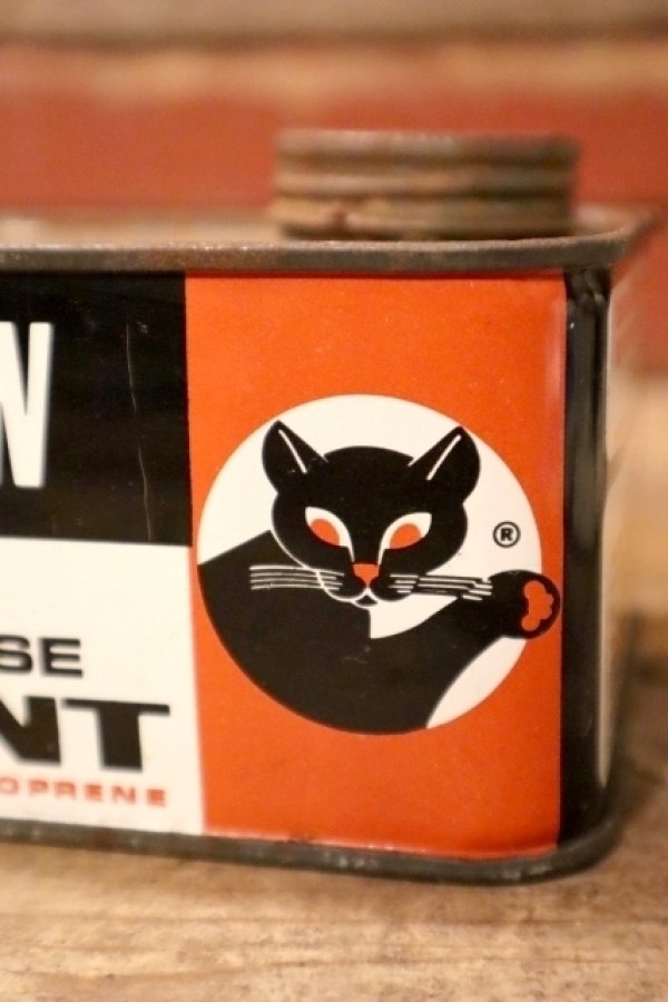 画像2: dp-241106-15 CAT'S PAW RUBBER CO., INC. 1960's ALL-PURPOSE CEMENT CAN