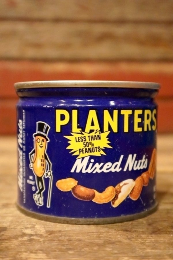 画像1: ct-241106-16 PLANTERS / MR.PEANUT 1960's-1970's Mixed Nuts Tin Can