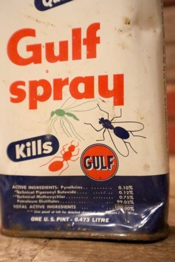 画像2: dp-220401-119 Gulf / 1960's Gulf Spray Can (9)