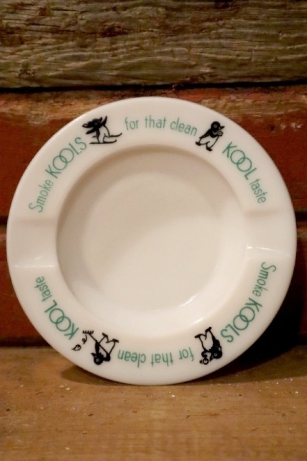 画像1: dp-241106-62 KOOL / 1950's Milk Glass Ashtray (Made in France)