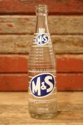 dk-075 M & S Beverages 1950's M & S 12 FL. OZ. Bottle