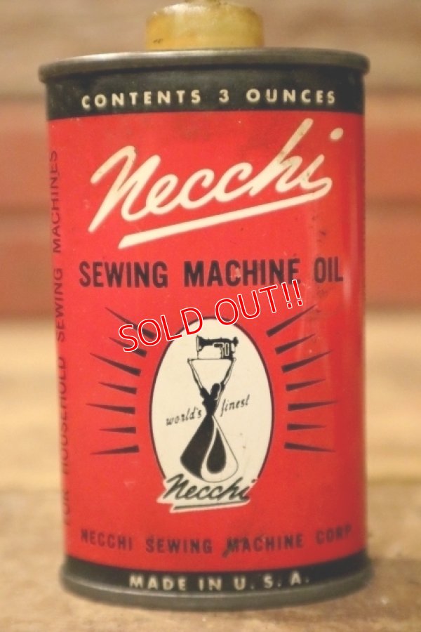 画像2: dp-241027-21 NECCHI SEWING MACHINE OIL HANDY CAN