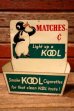 画像1: dp-241106-10 KOOL / 1950's Cigarette Display Match Holder (1)